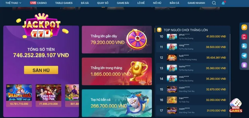 Màn hình Video Slot với vòng quay thưởng
